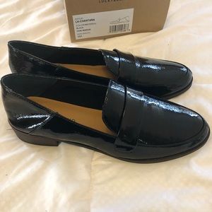 New in box Lucky brand patent leather loafers